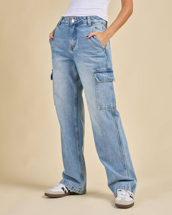 DESU Elkie Cargo Jeans for Womens