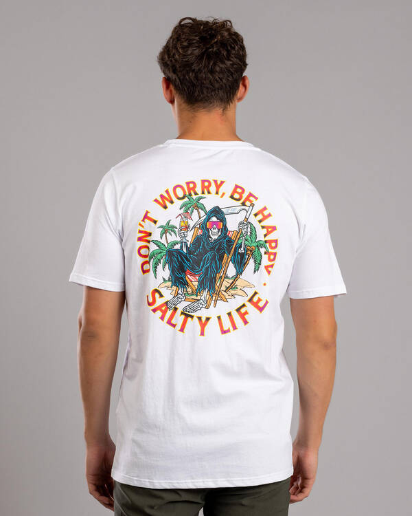 Salty Life Don't Worry T-Shirt for Mens