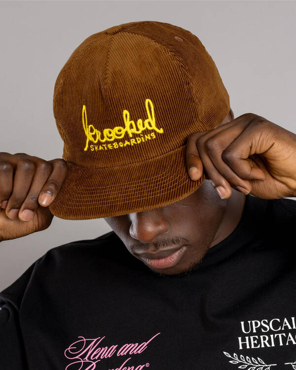 Krooked Skript Snapback Cap for Mens