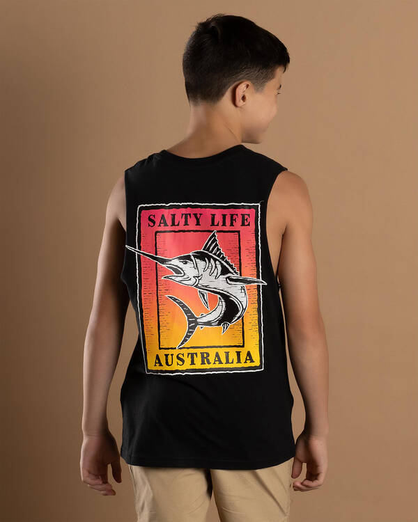 Salty Life Boys' Elusive Muscle Tank for Mens