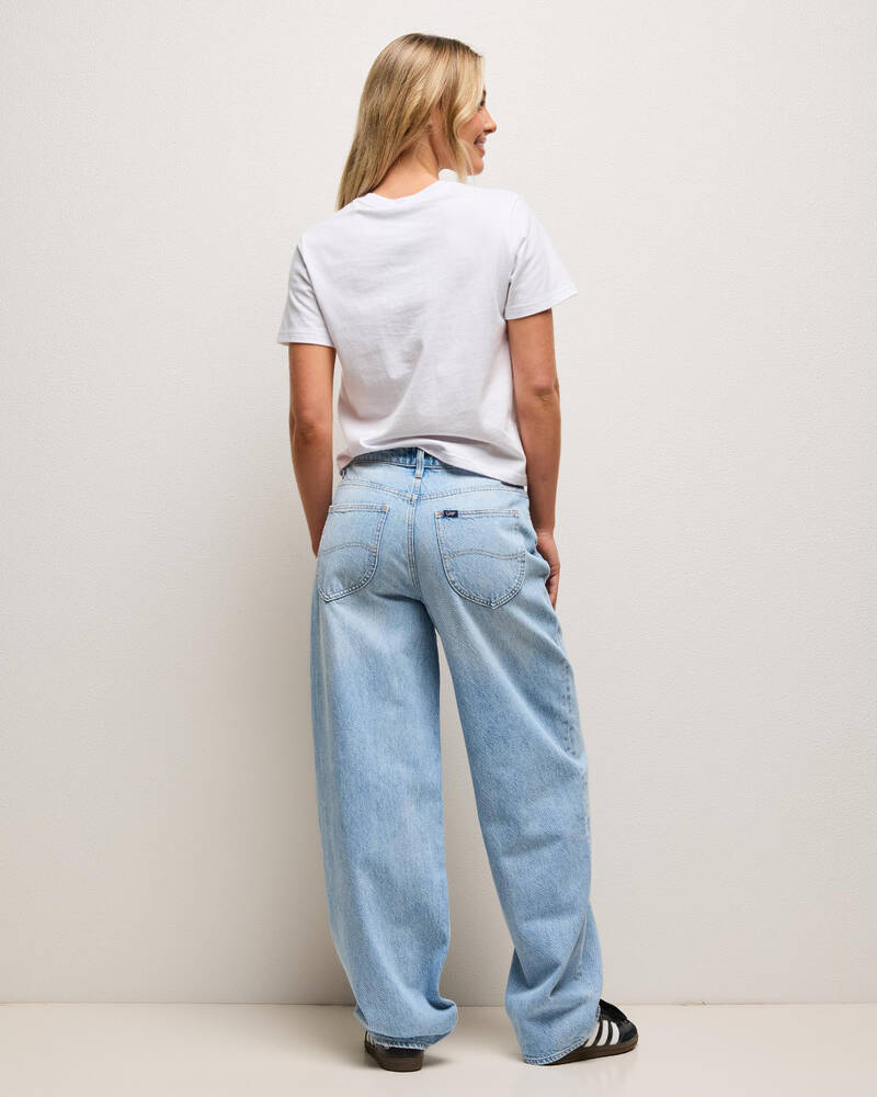 Lee Mid Baggy Taper Jeans for Womens