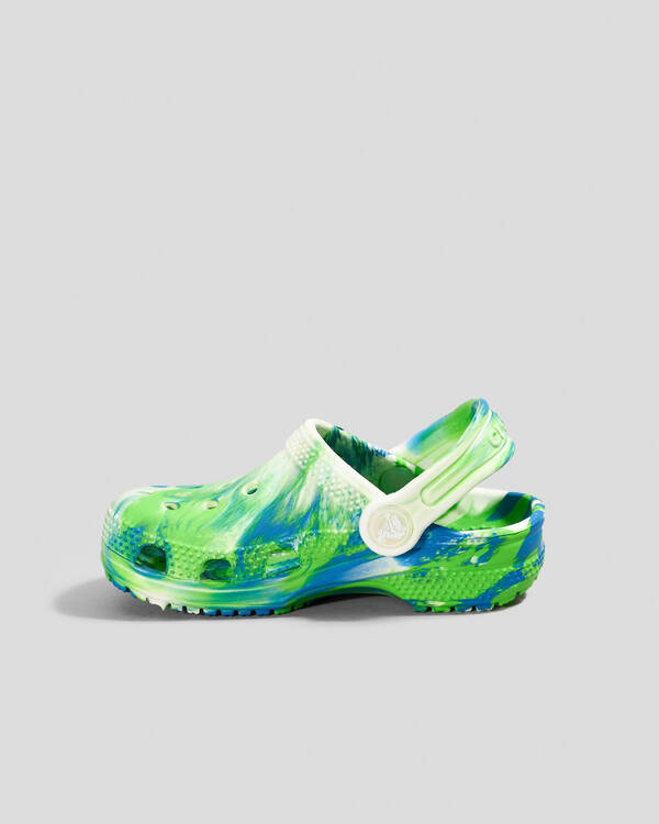 Crocs Toddlers' Classic Marble Clogs for Unisex