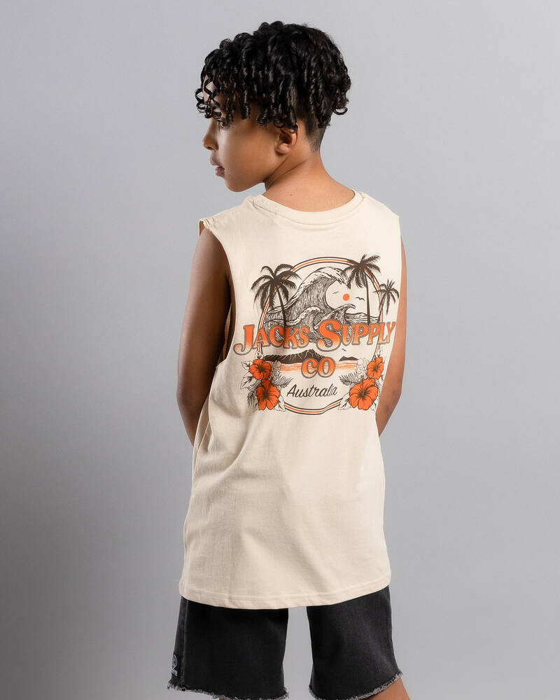 Jacks Boys' Sun Fun Muscle Tank for Mens