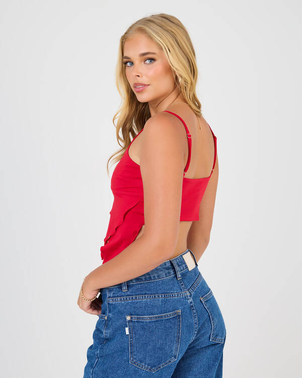 Luvalot Kiana Tie Up Cami Top for Womens