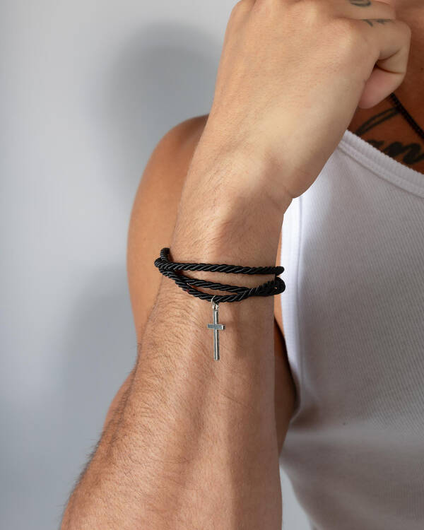REPUBLIK Rope Cross Combo Bracelet Pack for Mens