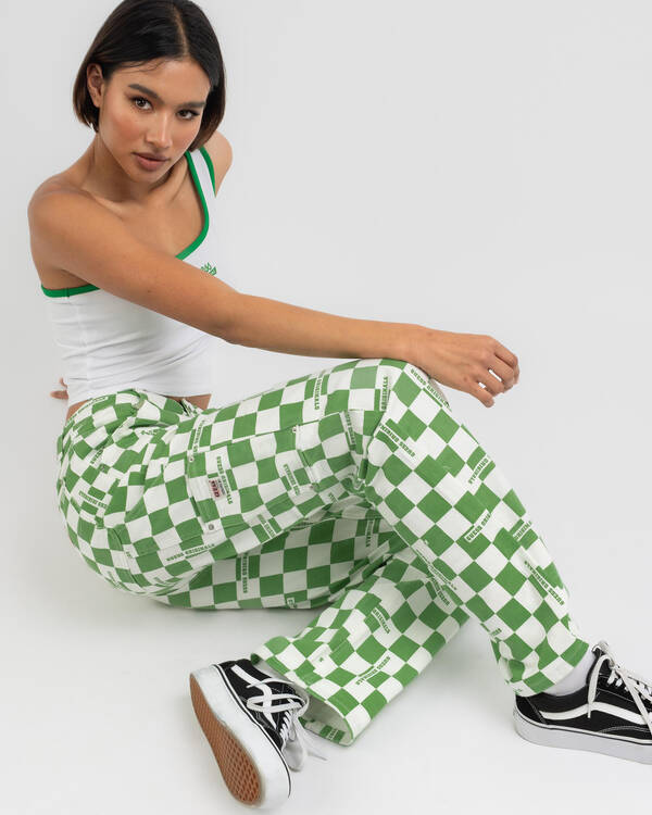 GUESS Originals Checkered Carpenter Pants for Womens