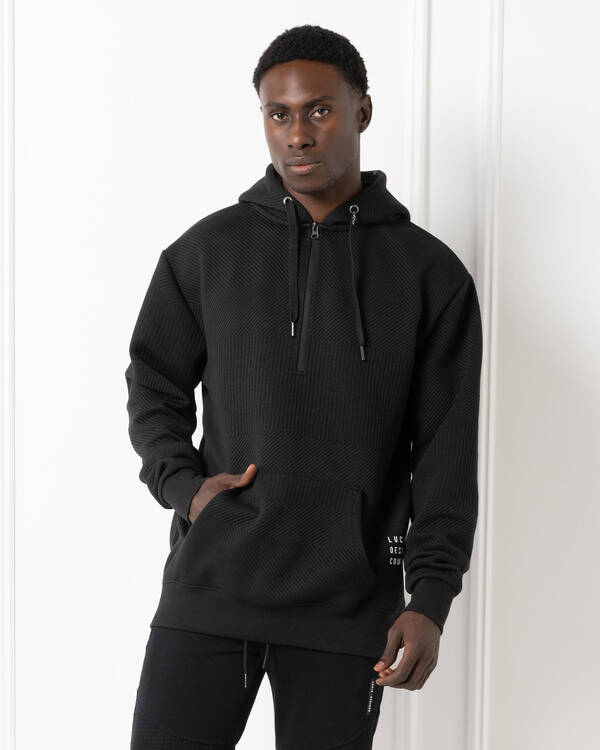 Lucid Scope Quarter Zip Hoodie for Mens