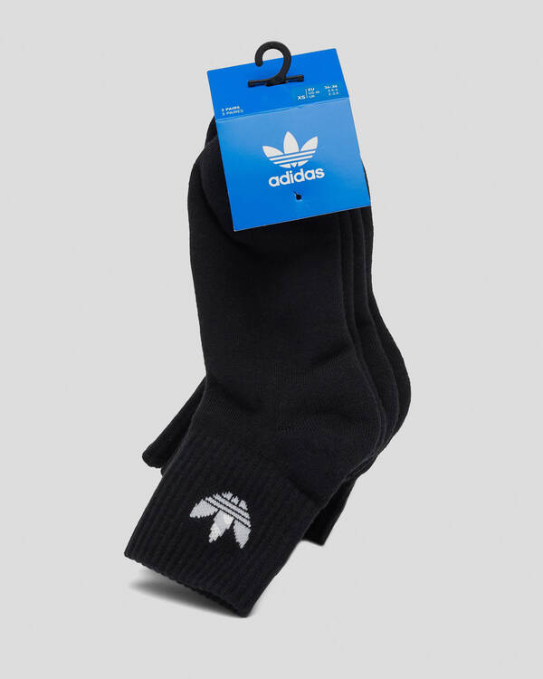 adidas Toddlers' Mid Ankle Socks 3 Pack for Mens