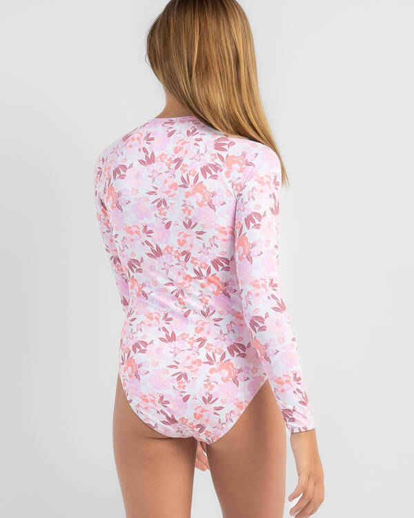 Roxy Girls' Lilac Skies Long Sleeve Surfsuit for Womens