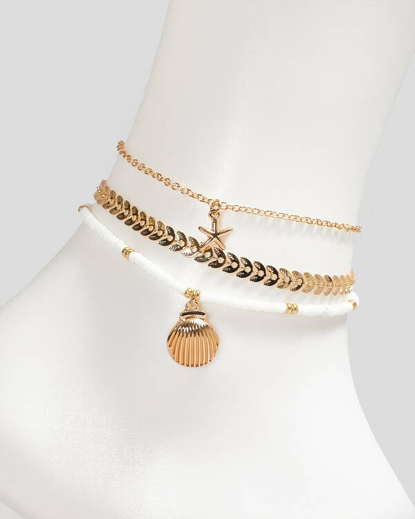 Karyn In LA Plaka Anklet Pack for Womens