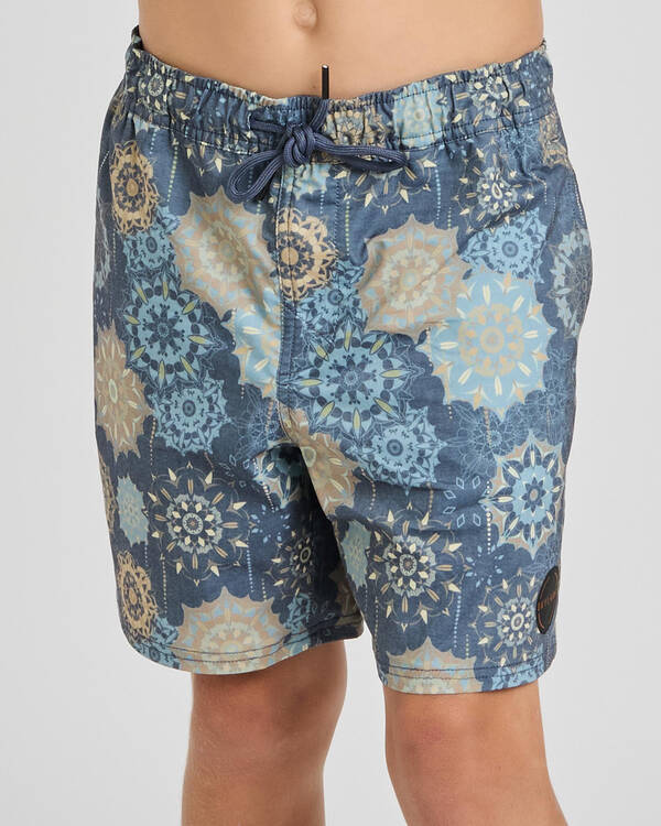 Skylark Boys' Spiral Elastic Waist Shorts for Mens