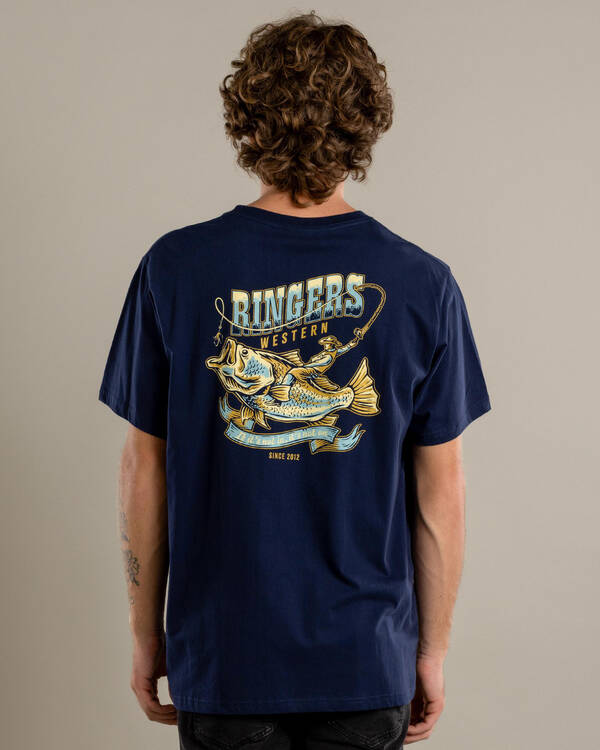 Ringers Western Buckin Barra Relaxed Fit T-Shirt for Mens