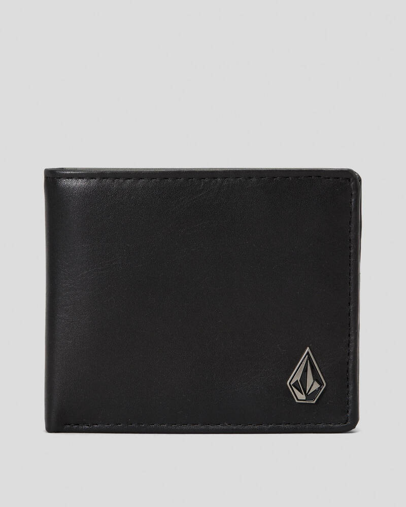 Volcom Single Stone Leather Wallet for Mens