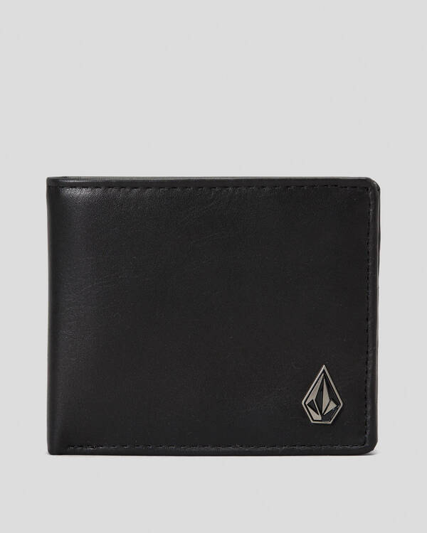 Volcom Single Stone Leather Wallet for Mens