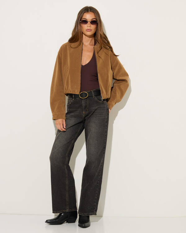 Ava And Ever Dallas Faux Suede Jacket for Womens