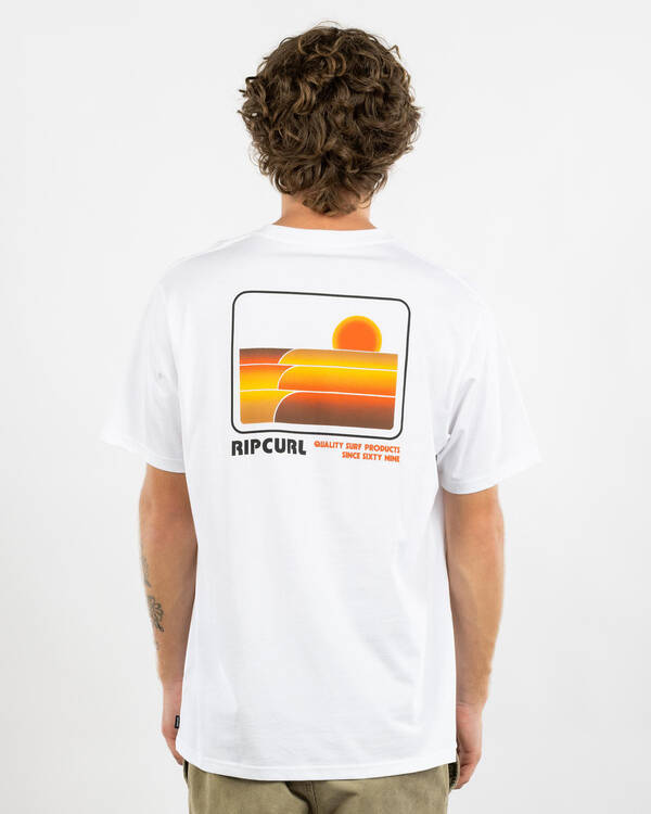 Rip Curl Surf Revival Stacked T-Shirt for Mens