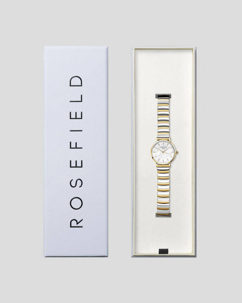 Rosefield Small Edit White Mop Watch for Womens