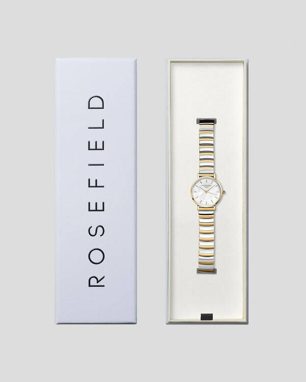 Rosefield Small Edit White Mop Watch for Womens