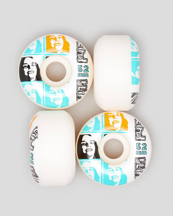 Blind Pyschedelic Multi Girl 52mm Skateboard Wheels for Mens