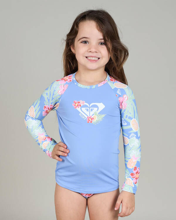 Roxy Toddlers' Tropical Story Long Sleeve Rashie Set for Womens