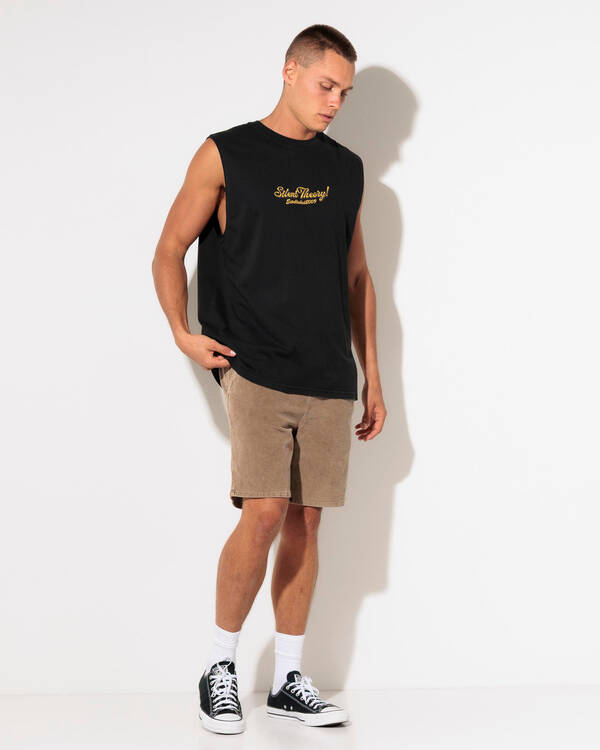 Silent Theory Pull Up A Chair Muscle Tank for Mens