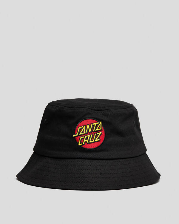 Santa Cruz Boys' Classic Dot Patch Bucket Hat for Mens