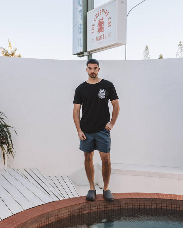 Salty Life Vision Elastic Waist Shorts for Mens