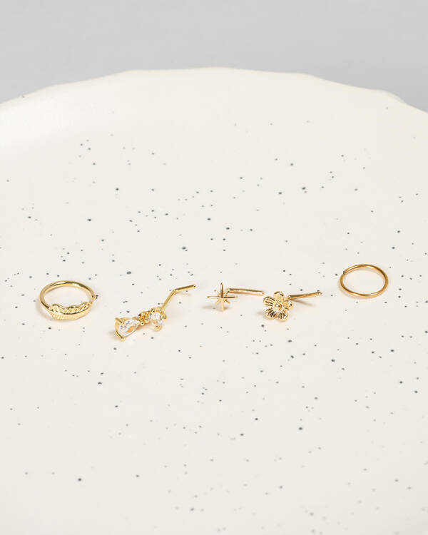 Karyn In LA Aro Nose Ring Pack for Womens