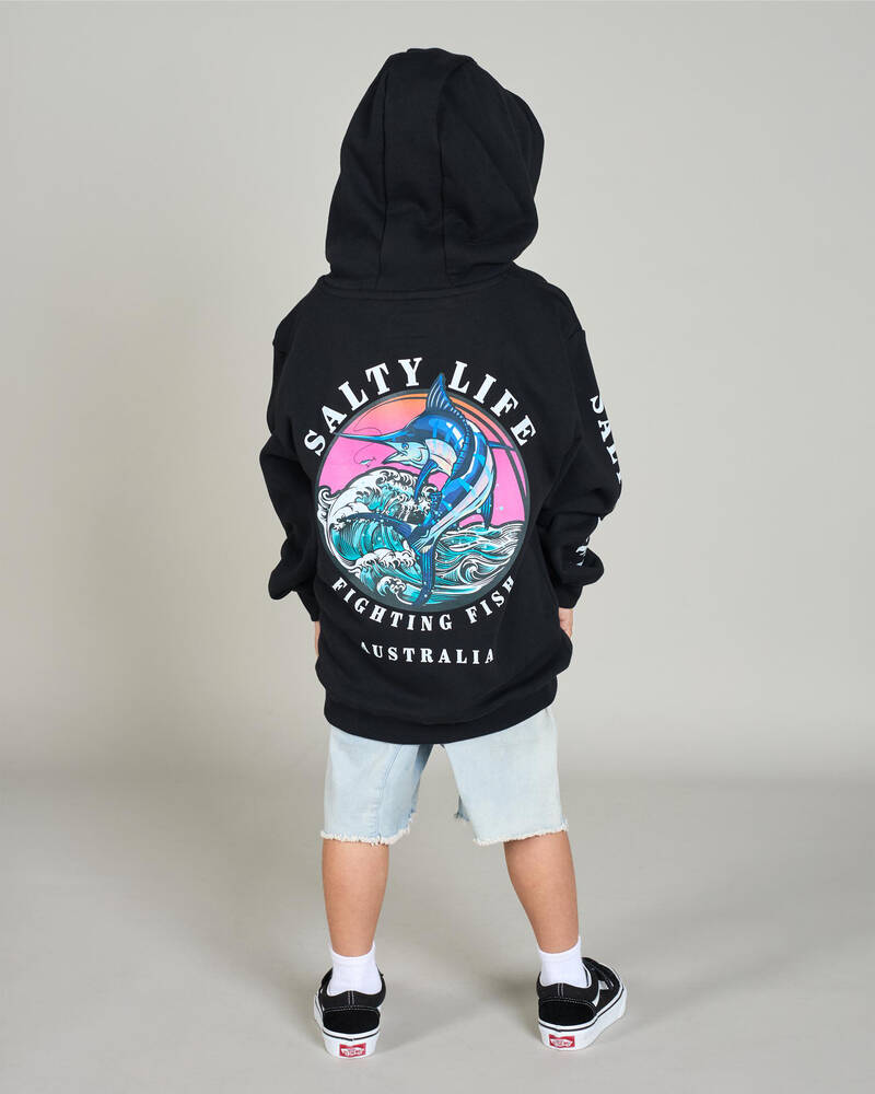 Salty Life Toddlers' Fighting Fish Hoodie for Mens