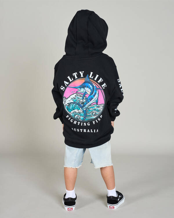 Salty Life Toddlers' Fighting Fish Hoodie for Mens