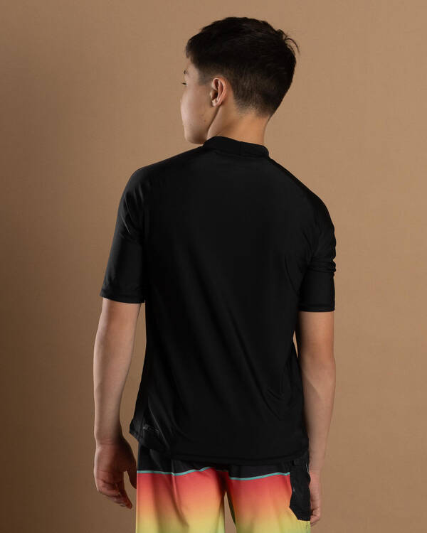 Rip Curl Boys' Future Evolution Short Sleeve Rash Vest for Mens