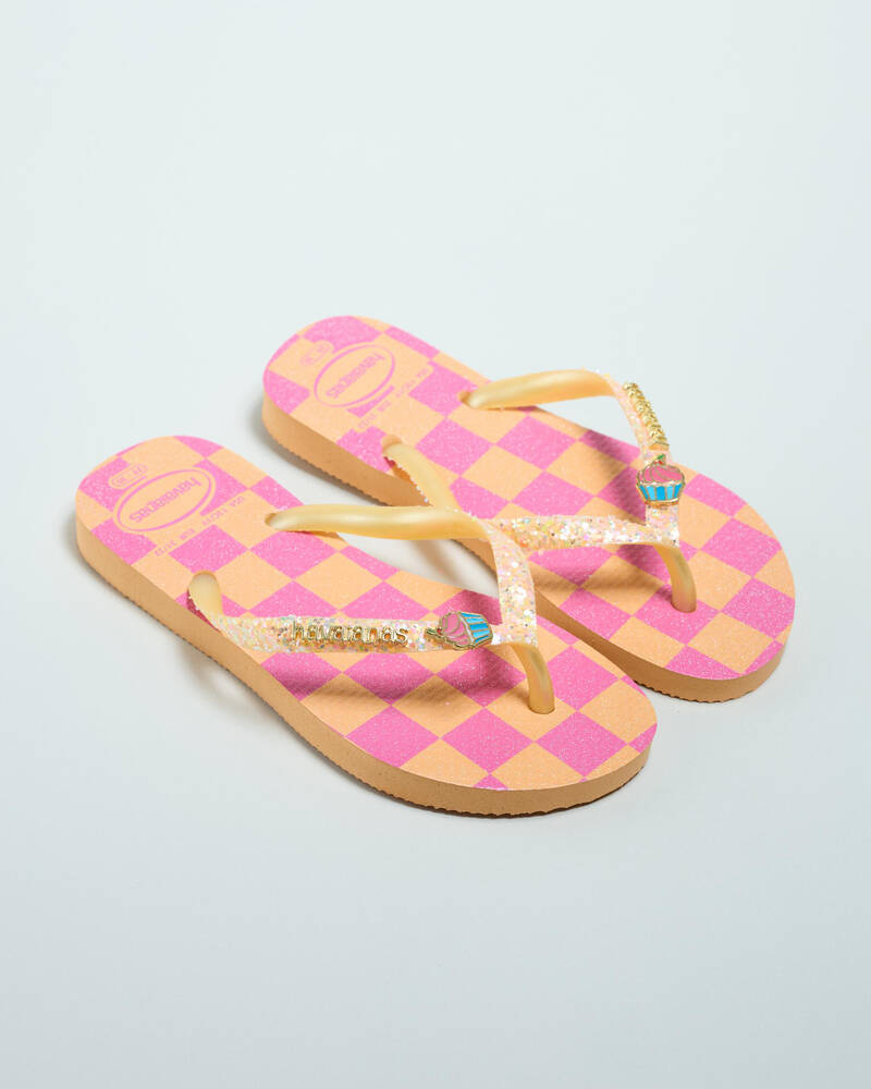 Havaianas Kids' Slim Glitter Thongs for Womens