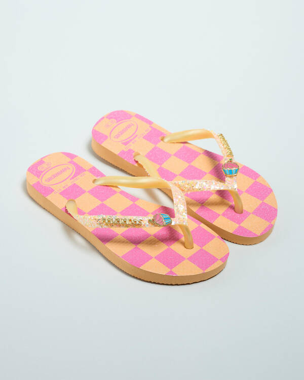 Havaianas Kids' Slim Glitter Thongs for Womens