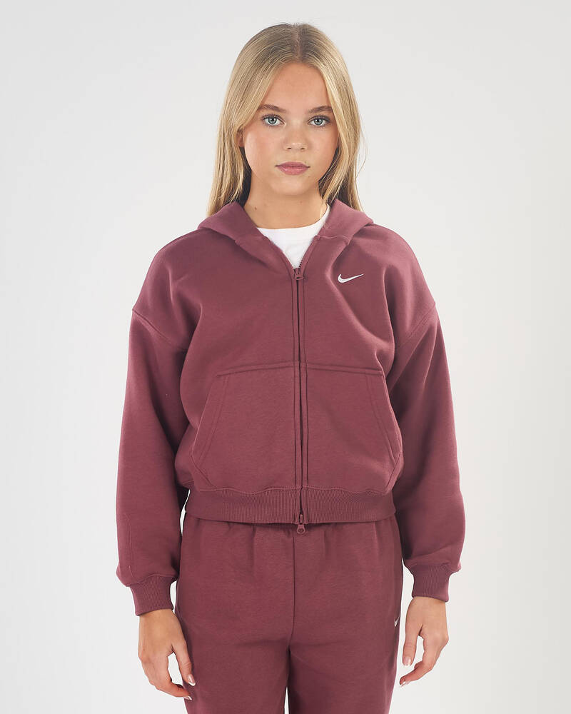 Nike Girls' Studio Fleece Oversized Hoodie for Womens