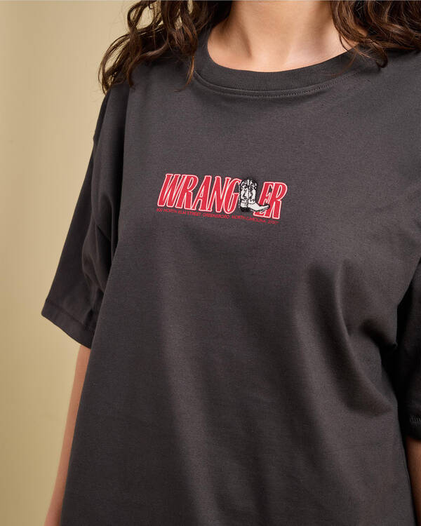 Wrangler Boot Scootin' Slouch T-Shirt for Womens