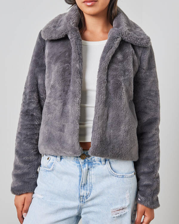 Ava And Ever Cyrus Faux Fur Jacket for Womens