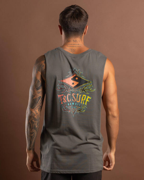 Town & Country Surf Designs Diamond Muscle Tank for Mens