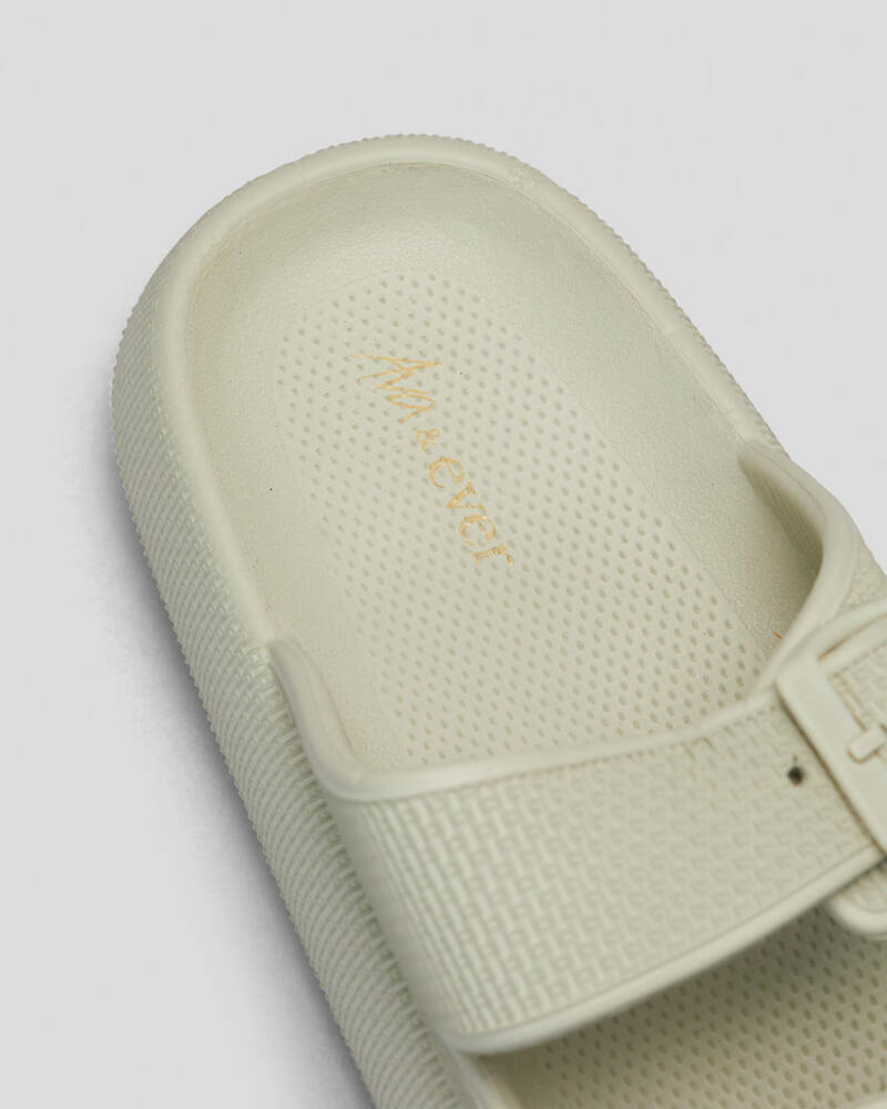 Ava And Ever Cove Double Buckle Slide Sandals for Womens
