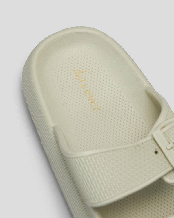 Ava And Ever Cove Double Buckle Slide Sandals for Womens