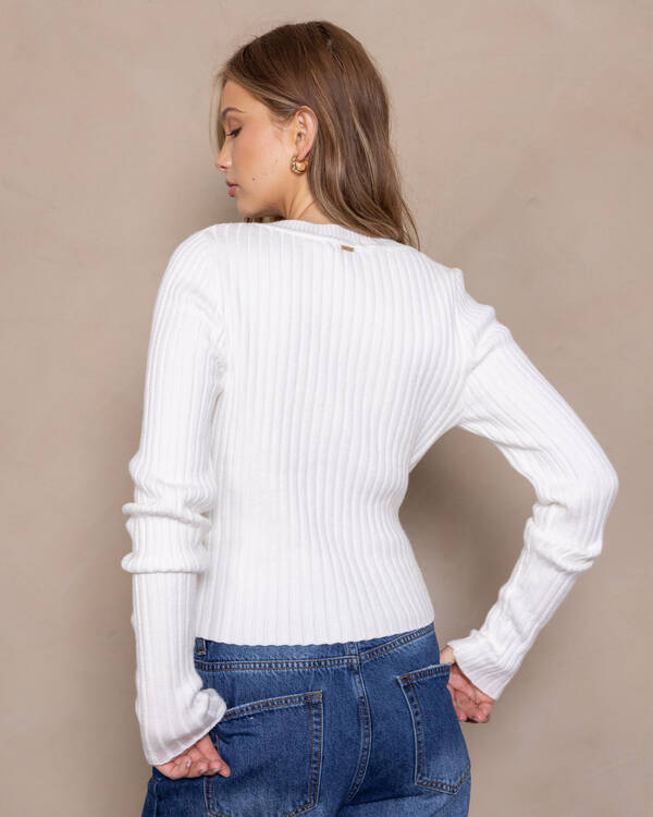 Ava And Ever Khloe Long Sleeve Knit Top for Womens