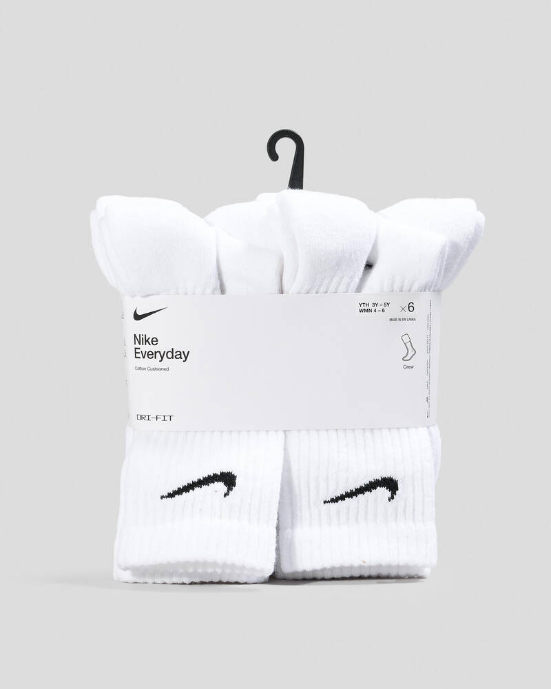 Nike Boys' Training Crew Socks 6 Pack for Mens