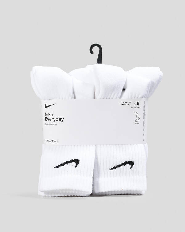 Nike Boys' Training Crew Socks 6 Pack for Mens