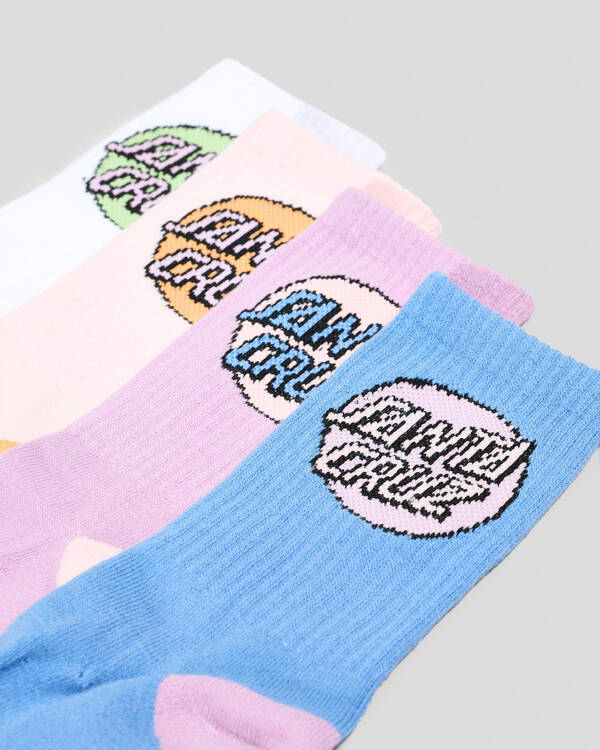 Santa Cruz Girl's Other Dot Crew Sock Pack for Womens