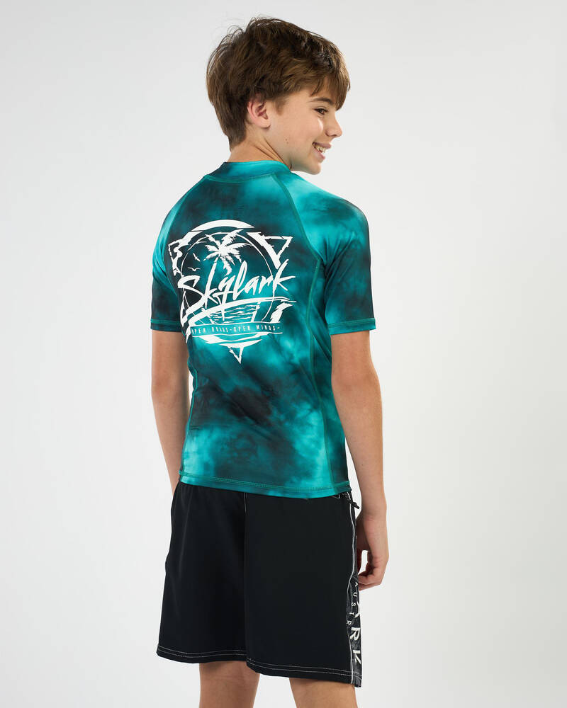 Skylark Boys' Cyclone Short Sleeve Rash Vest for Mens