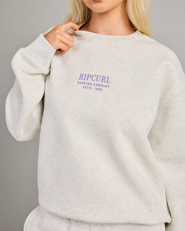 Rip Curl Surf Staple Crewneck Sweatshirt for Womens