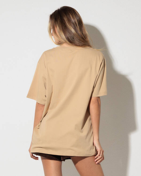 Rhythm Painted Sun Oversized T-Shirt for Womens
