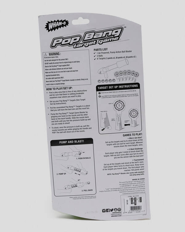 Get It Now Wham-O Pop Bang Blaster for Unisex