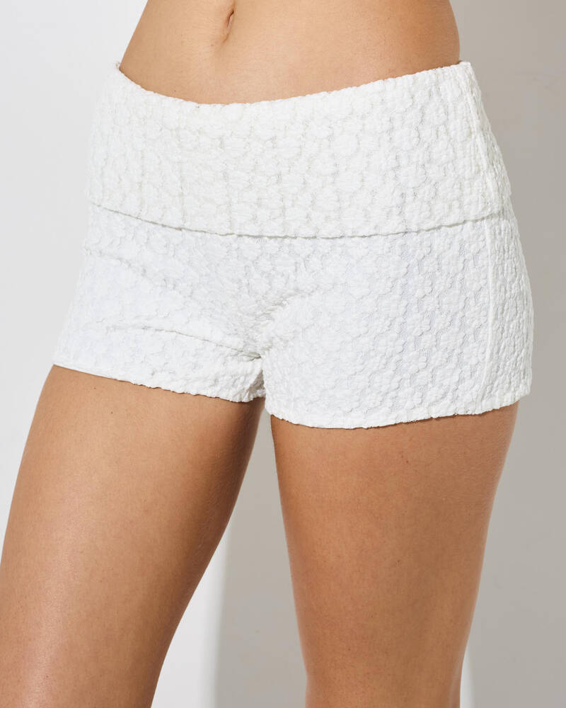 Mooloola Rosie Lace Micro Shorts for Womens