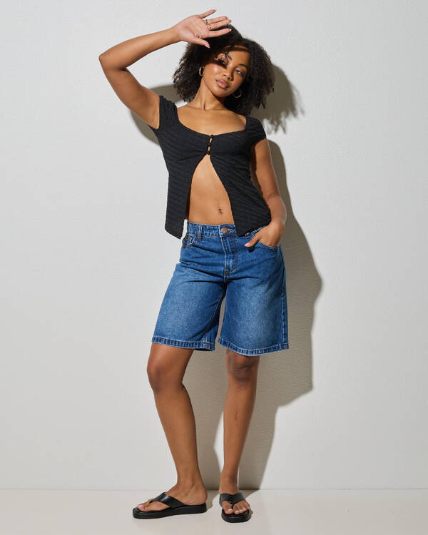 Ava And Ever Mackena Split Front Top for Womens