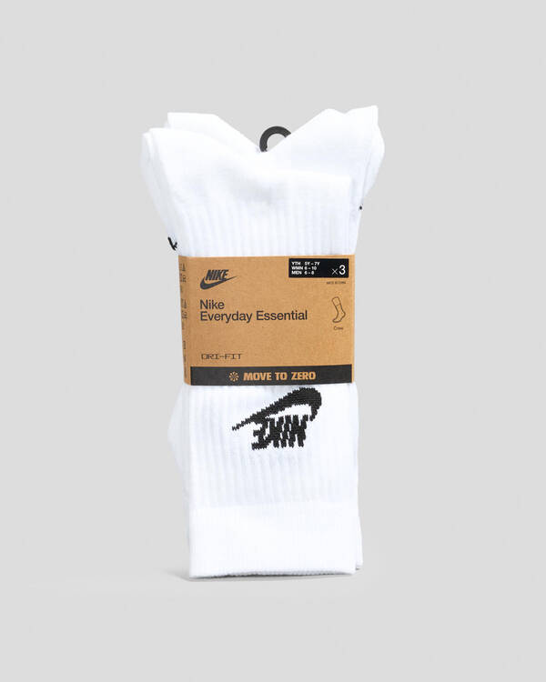 Nike Women's Sportswear Everyday Essential Crew Sock Pack for Womens